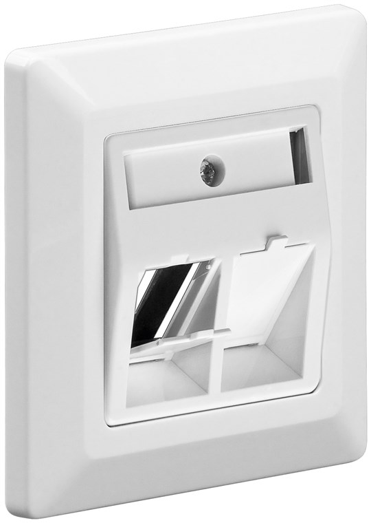 Frontplatta för montering 2x keystone