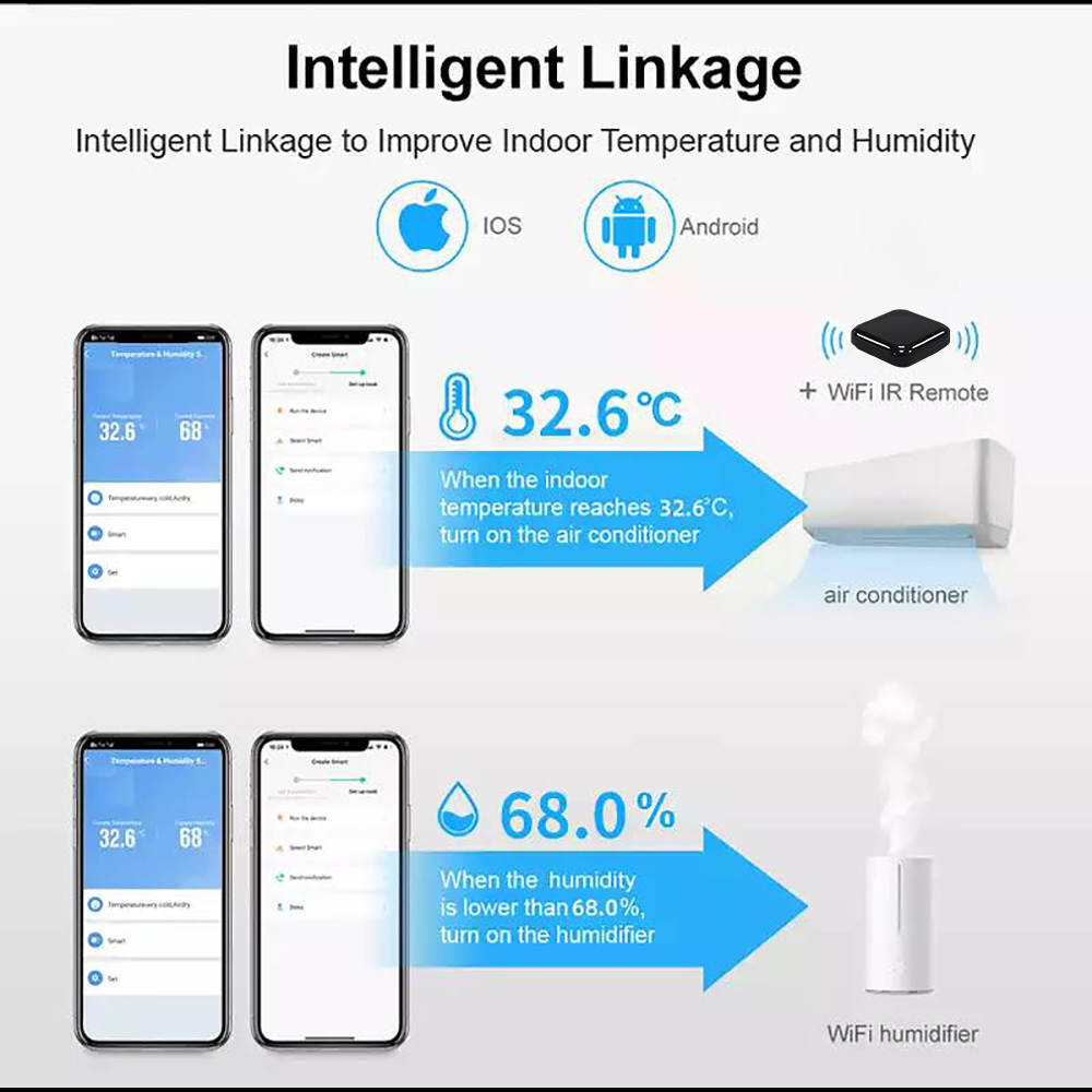 WiFi Termometer med APP, inomhus - 6