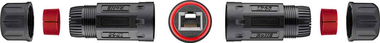 Cat6 utomhusskarv RJ45 - 4
