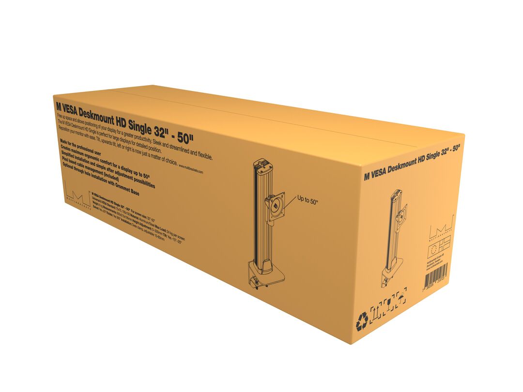 M VESA Deskmount HD Single 32"-50" - 22