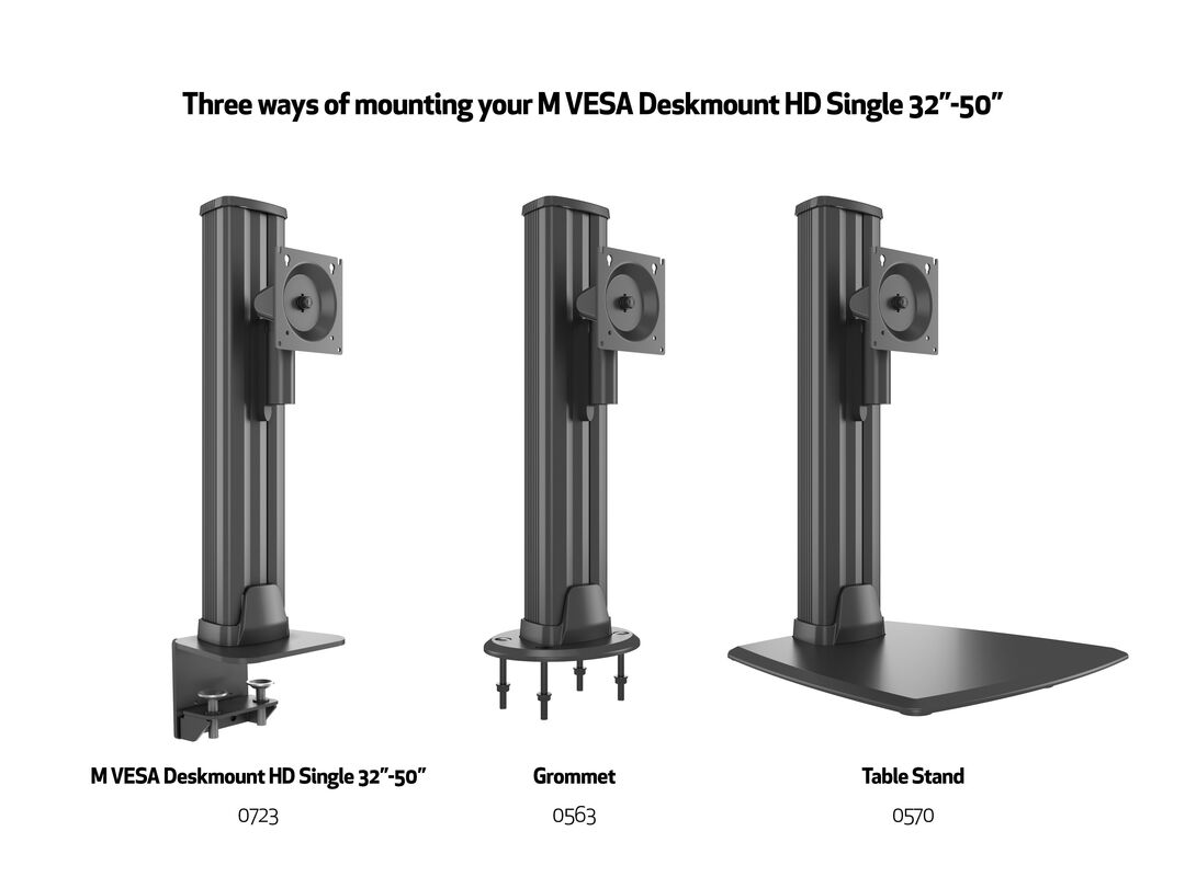 M VESA Deskmount HD Single 32"-50" - 21