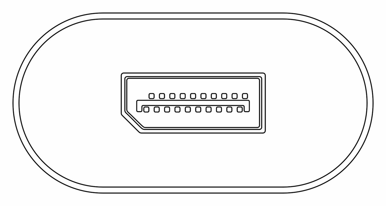 USB-C till DisplayPort Adapter - 2