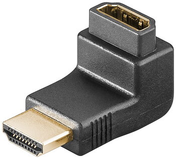 HDMI-hona till hane vinkeladapter 90° 