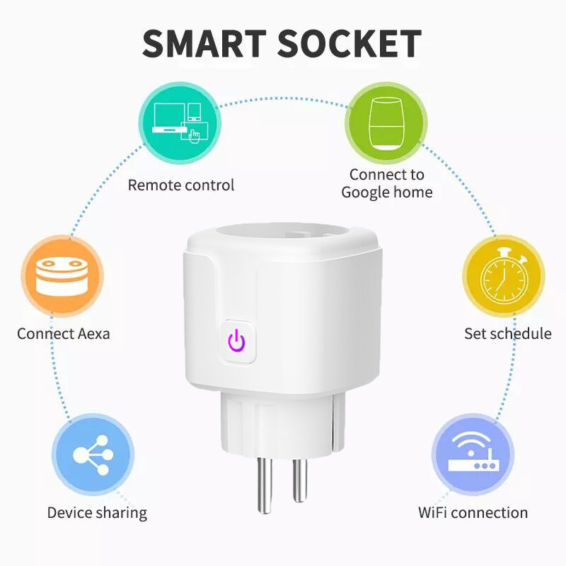 Strömbytare 3-pack  WiFi med APP, energimätare, 16A - 13