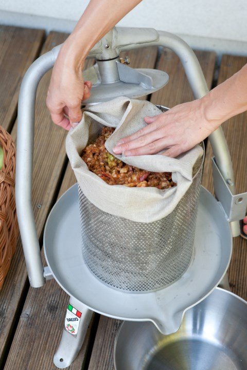 Linnen filterzak voor fruitpers Fratelli Baesso F25 / V25 INOX - 7
