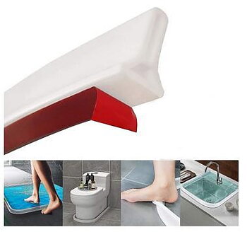 Vikbar vattenretentionsremsa för dusch, självhäftande dusch 1 meter