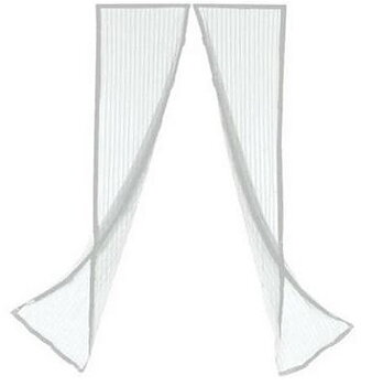 Insektsnät dörr 100x220 insektsskydd magnet myggnät Vit