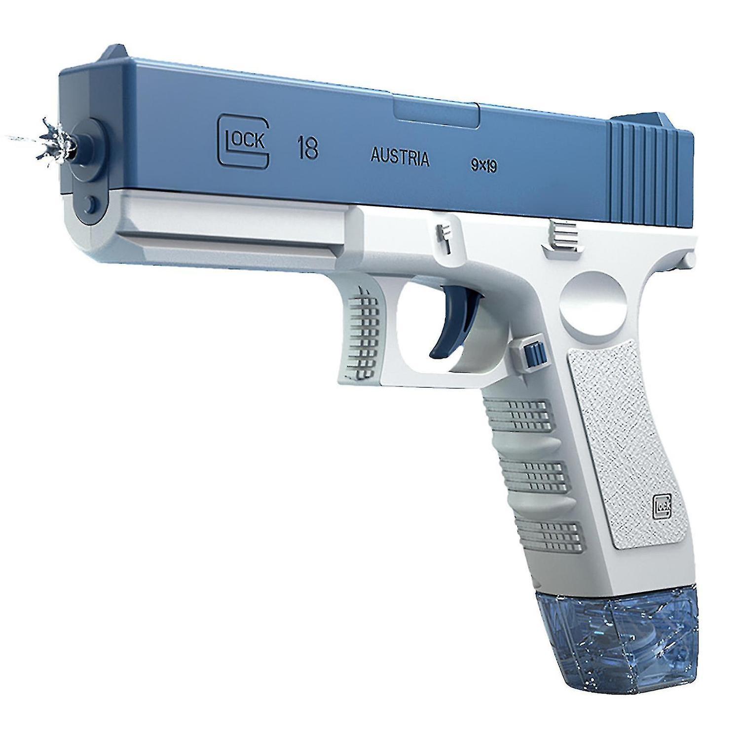 Elektrisk vattenpistol, automatisk sprutpistoler med superhög kapacitet starkaste vattenblästrare för vuxna barn sommarpool strand utomhus