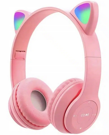 kattöron headset sladdlösa katt bluetooth hörlurar