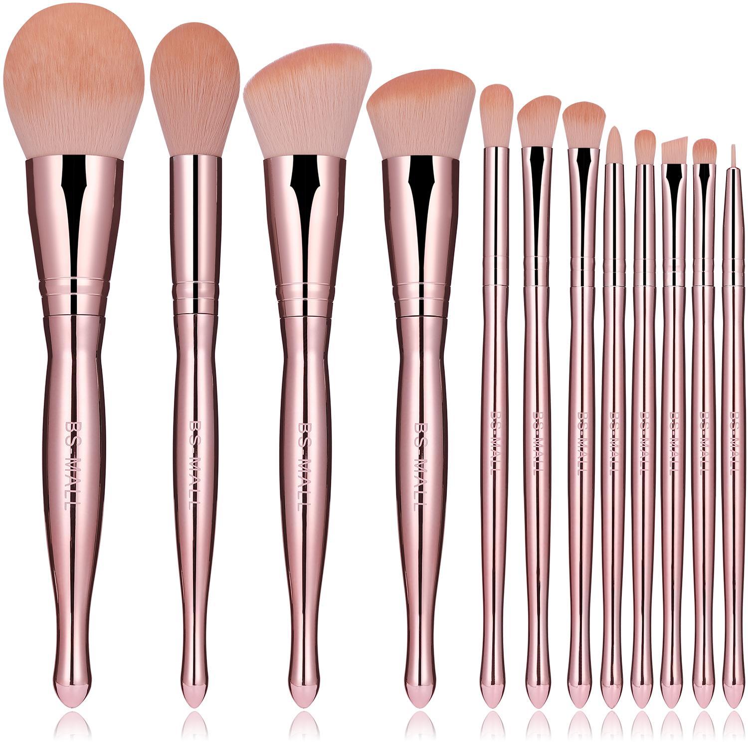 BS30 - BS-MALL 12 st. exklusiva Make-up / sminkborstar av Bästa Kvalité