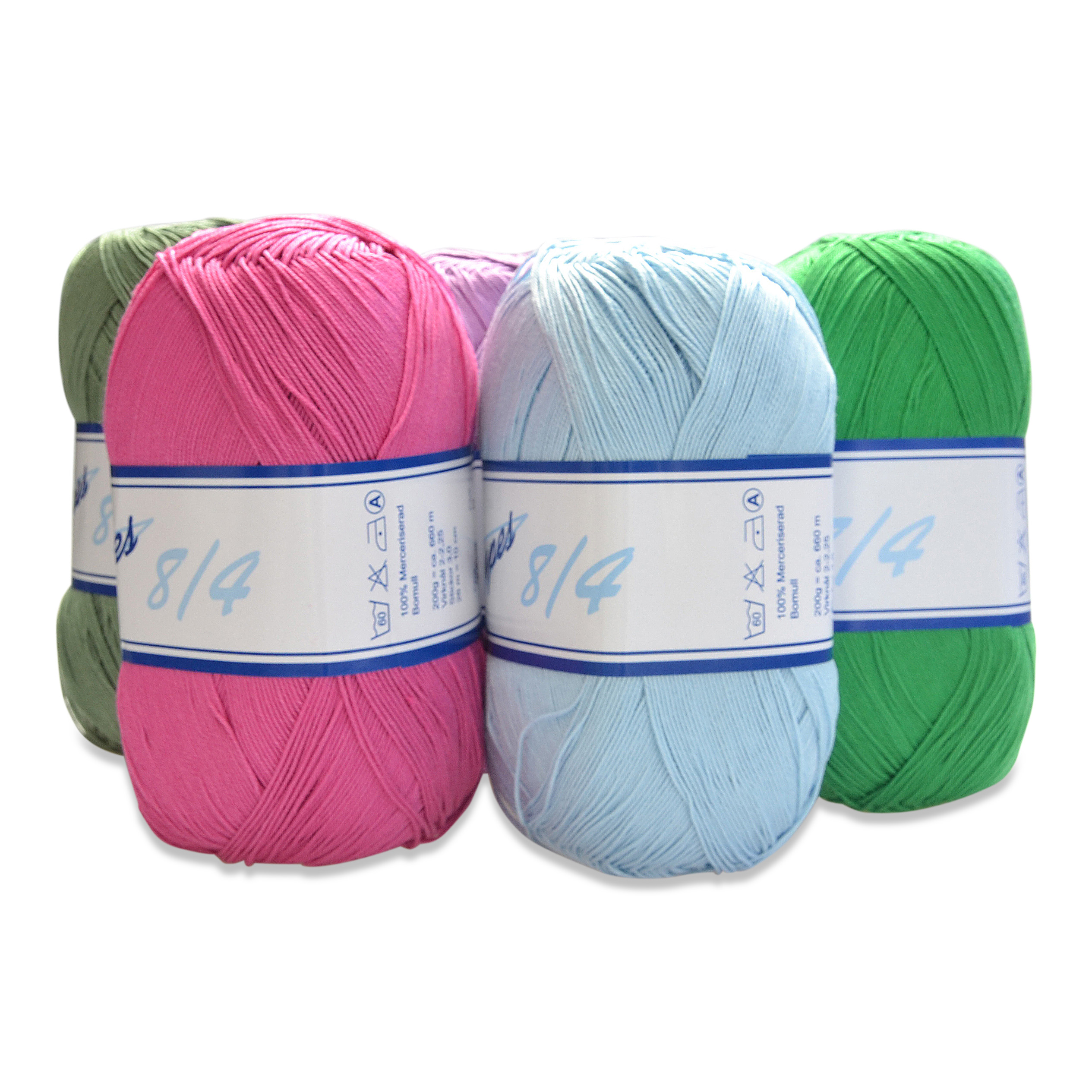 Ke 8.4. Virkgarn 200 g kerällä – Aprikoosi - 2