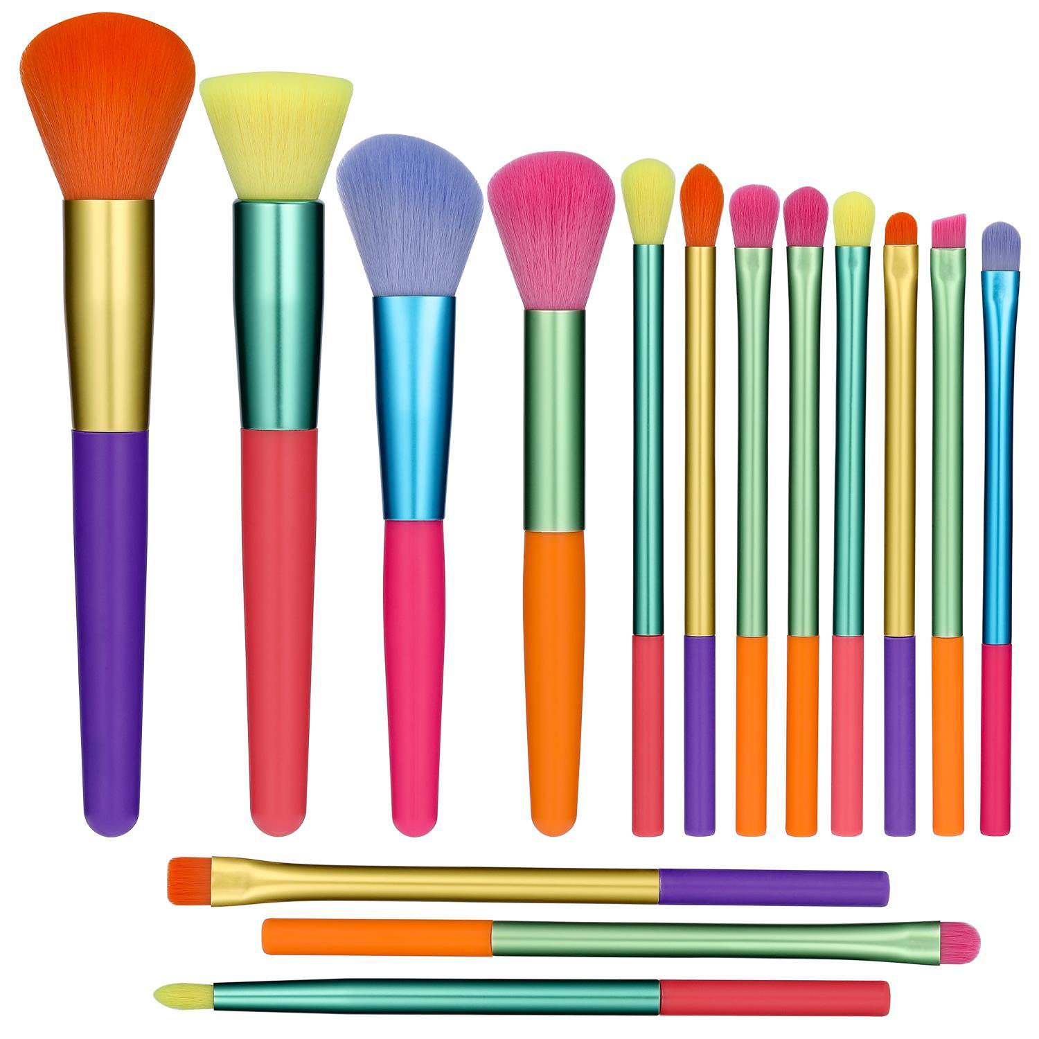 BS16 - BS-MALL 15 st. exklusiva Make-up / sminkborstar av Bästa Kvalité