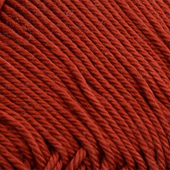 Merc. 8/4 Virkgarn 200 gr. på nystan - Vin, röd