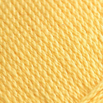 Merc. Cablé 12/6 Virkgarn 200 gr. på nystan - Gul
