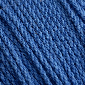 Merc. Cablé 12/6 Virkgarn 200 gr. på nystan - Blå