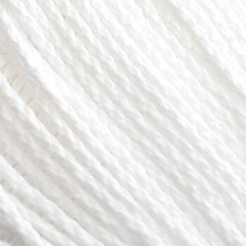 Merc. Cablé 12/6 Virkgarn 200 gr. på nystan - Vit