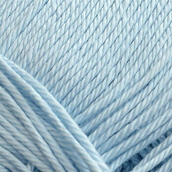 Merc. 8/4 Virkgarn 200 gr. på nystan - Ljusblå