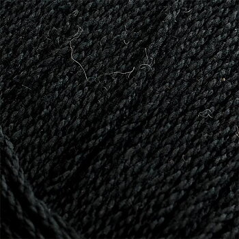 Merc. Cablé 12/6 Virkgarn 200 gr. på nystan - Svart