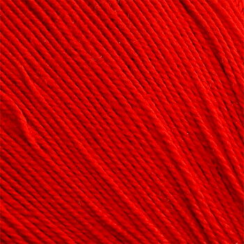 Merc. 12/3 Virkgarn 200 gr. på nystan - Röd
