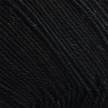 Merc. 12/3 Virkgarn 200 gr. på nystan - Svart
