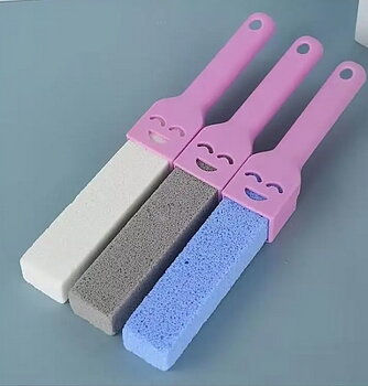 2-pack Pimpsten toalettborste Hushålls toalettskål Rengöring Limesc 3.8*3.8*23.5CM