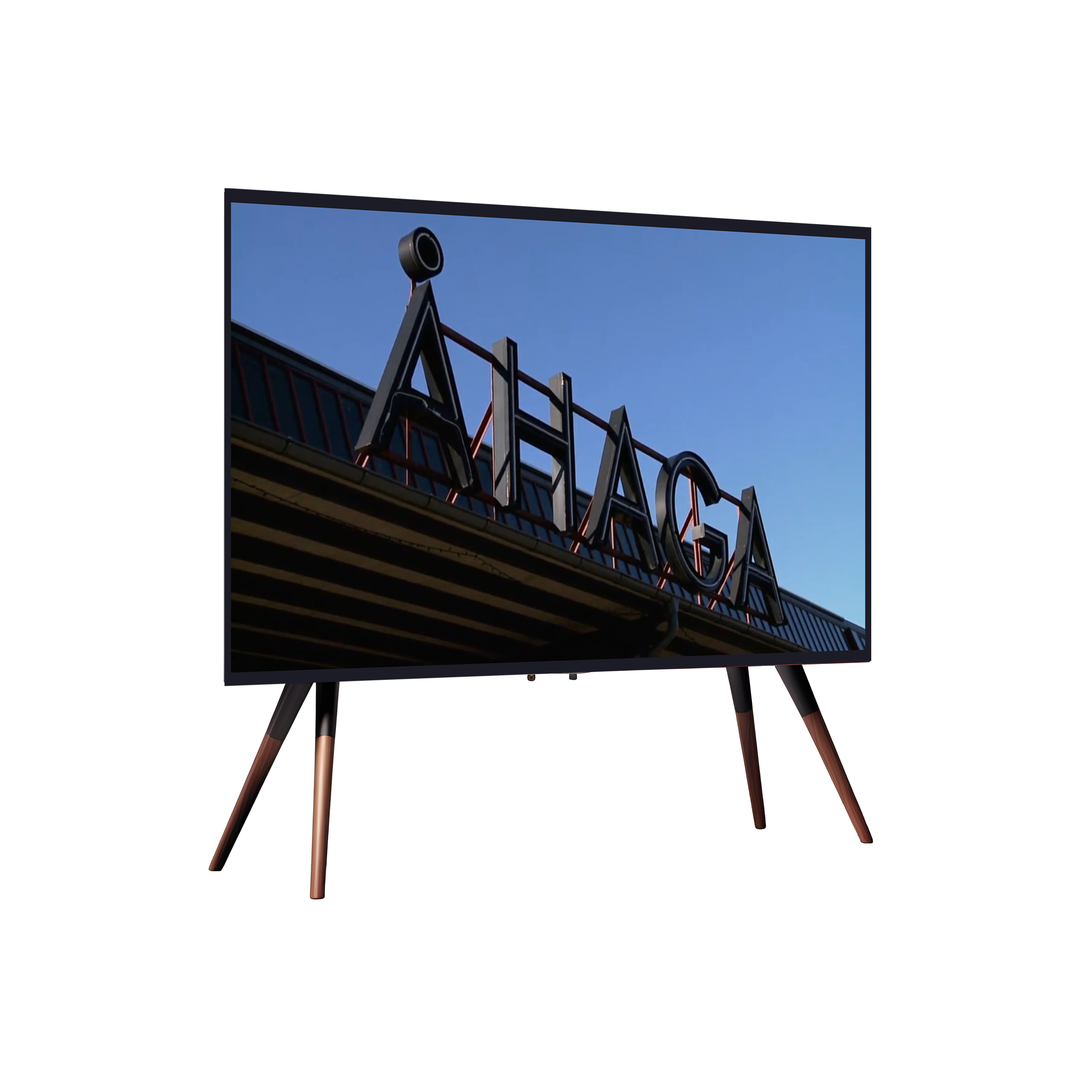 75" LED-skärm med stativ