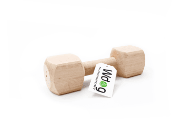 Wooden dumbbell 250g
