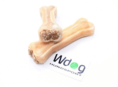 Chewing bones with vom filling
