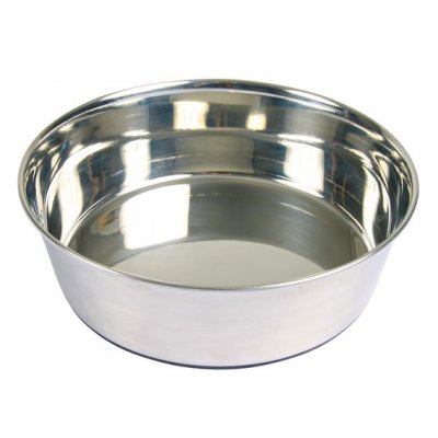Matskål rostfri gummibas antiglid 1L 17 cm