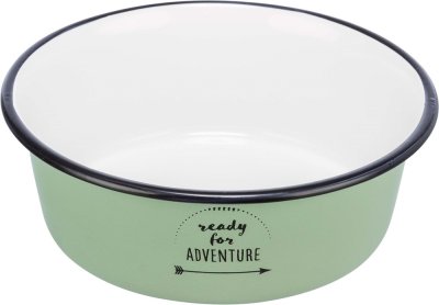 Food bowl enamel/stainless 1.9 l