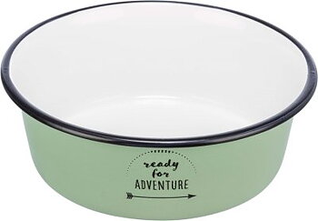 Food bowl enamel/stainless 1.9 l