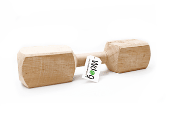 Wooden dumbbell IGP 2000 g