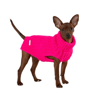 PAIKKA Knit Sweater - Hot pink