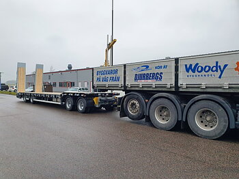 12m  Humbaur Maskintrailer 