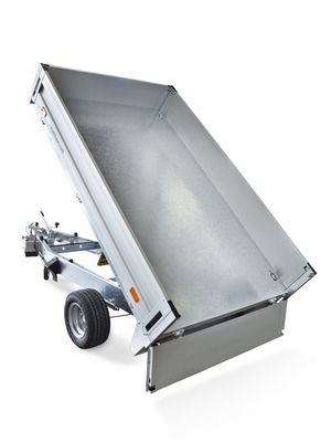 Tippsläp aluminium 1-vägstipp 2300 x 1400 x 300 mm  - 2