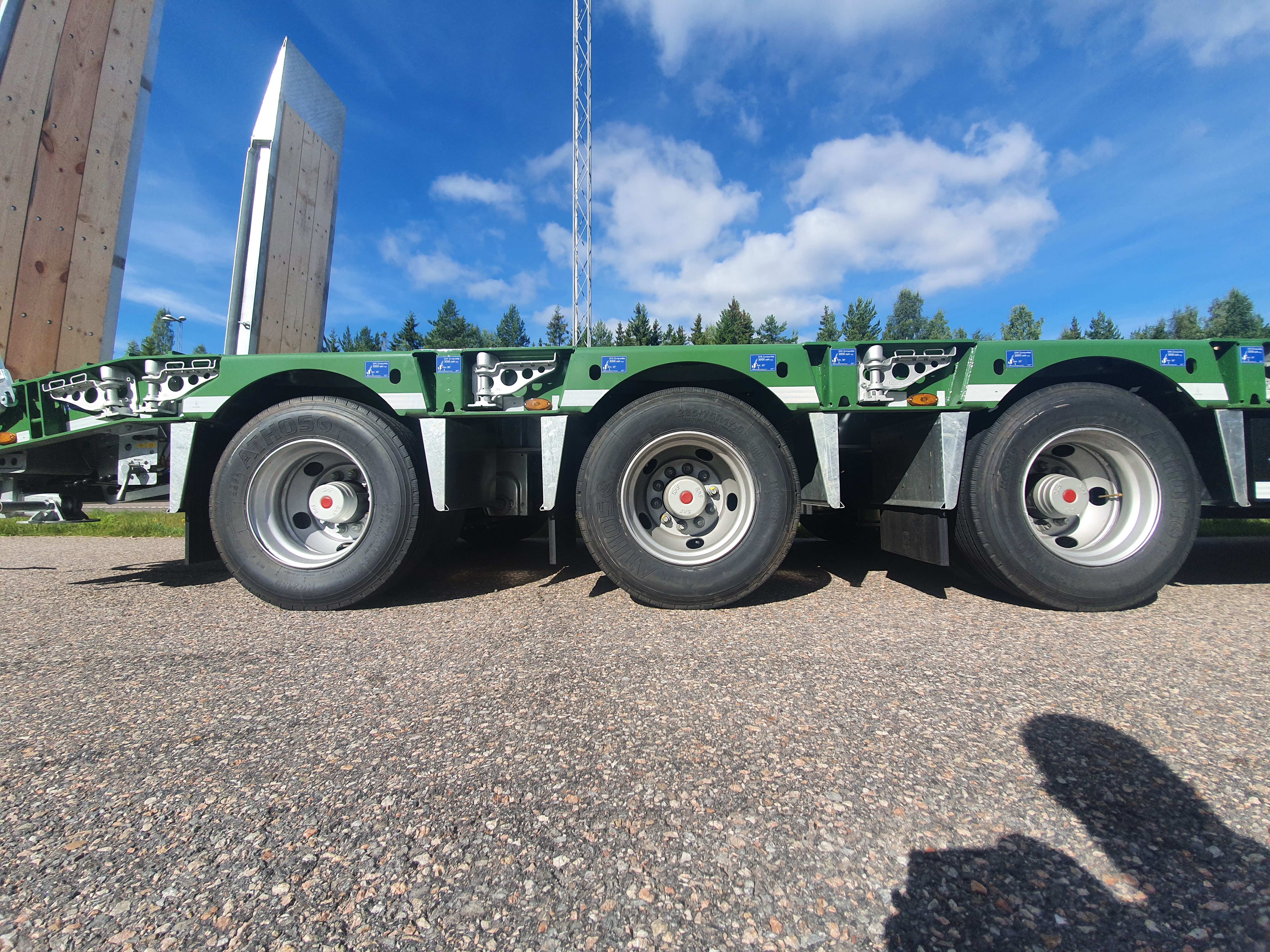 12m Maskinsläp 5 axel plan - 2