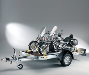 Motorcykelsläp 2240 x 1276 x 100 mm