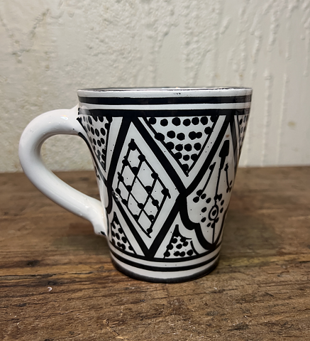 Moroccan Home - Mugg 11 cm Svart