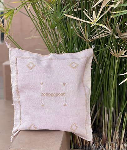 Cactus Silk kuddfodral Rosa