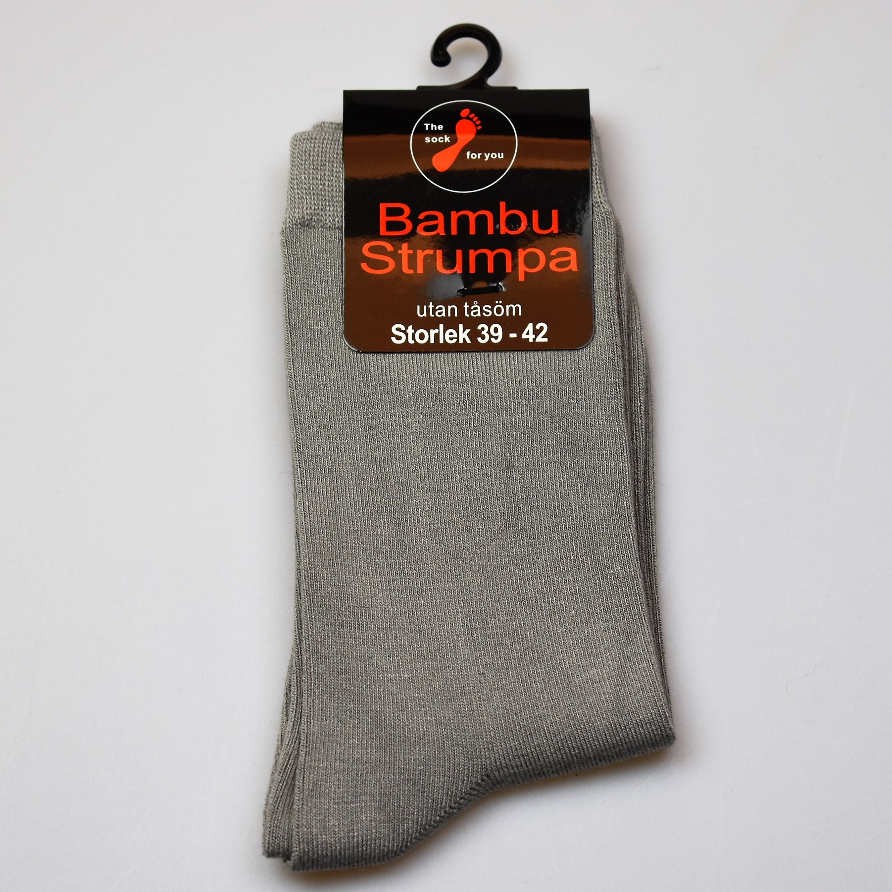 Bambustrumpa med vanlig resår - 4