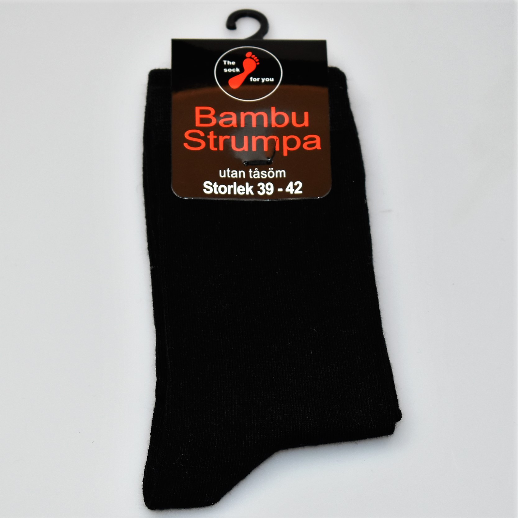 Bambustrumpa med vanlig resår - 2