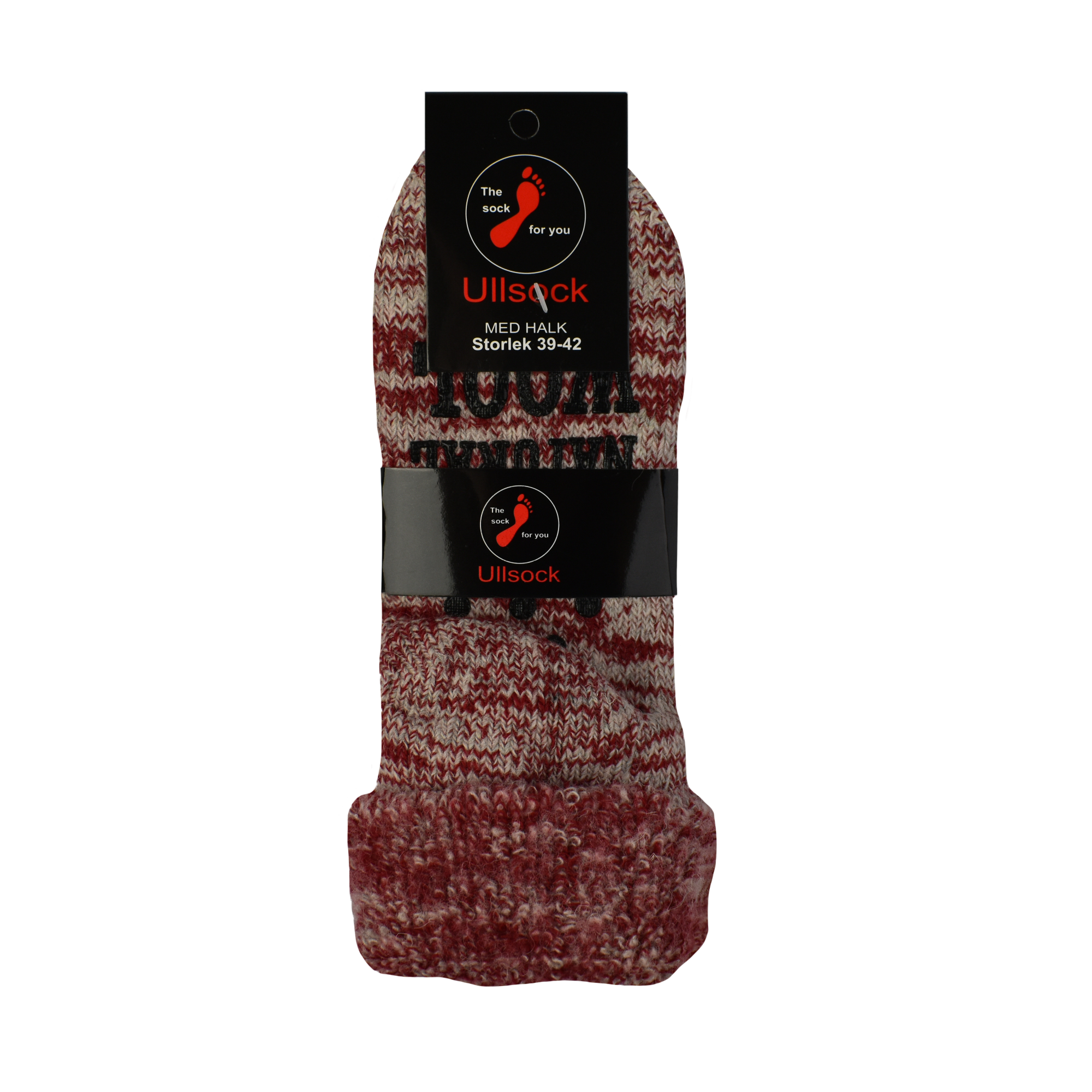 Ullstrumpa med halk - 6