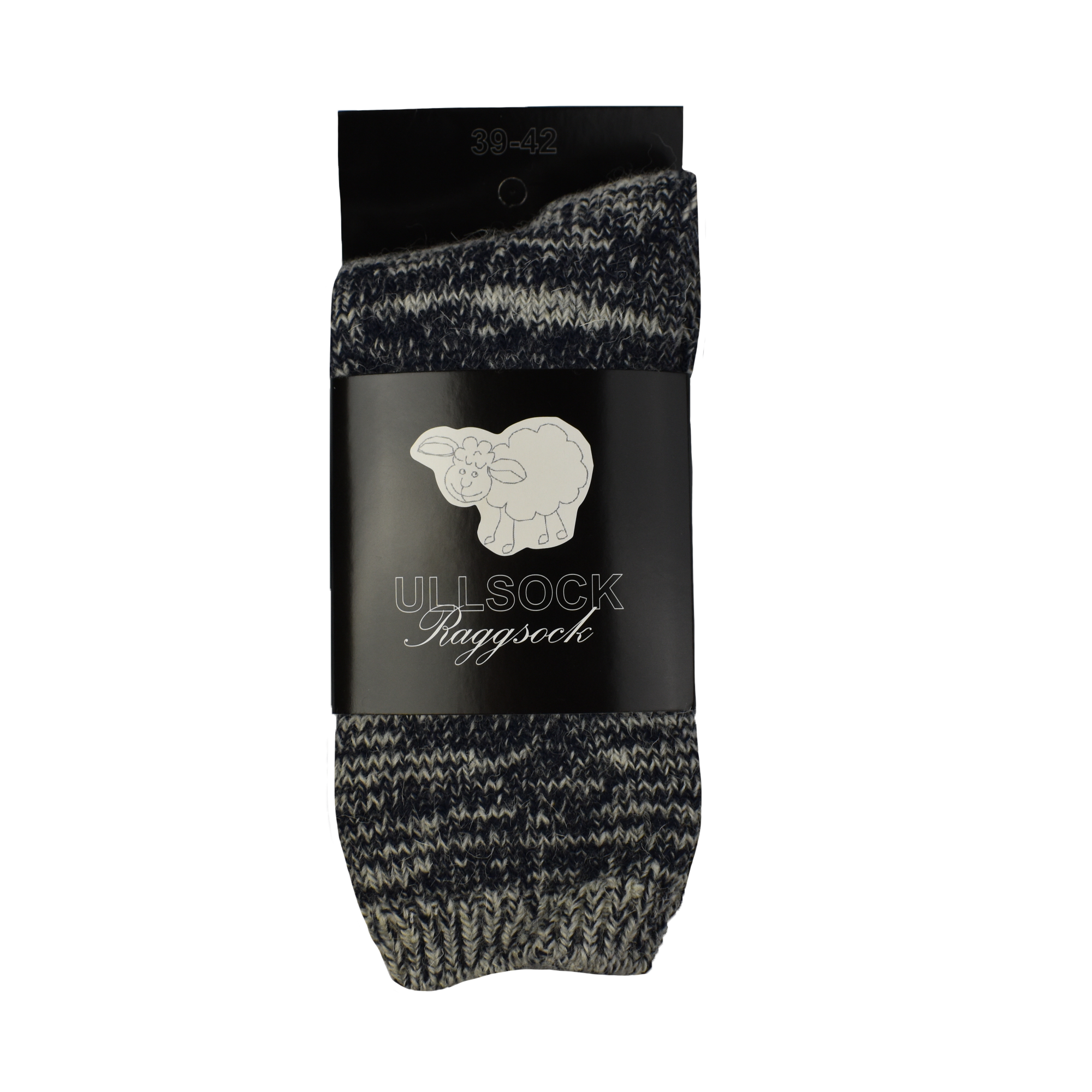 Klassisk raggsock 80% Ull - 12