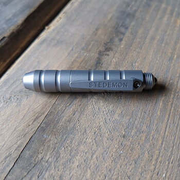 Stedemon - EDC Tactical Pen Blasted Titanium