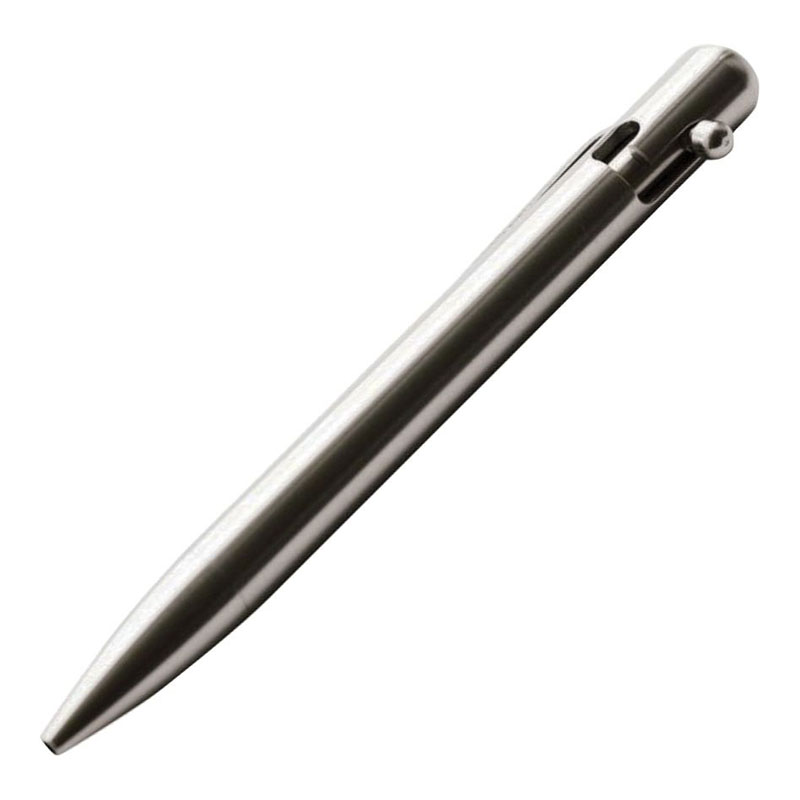 Spartan Blades Grafi Bolt Action Pen, Grey Titanium, penna EDC | Fare
