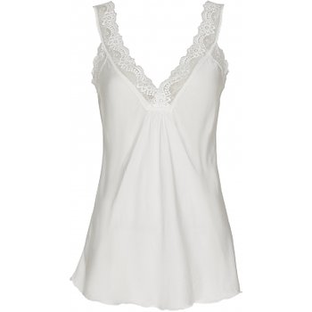 Linne med Spets White
