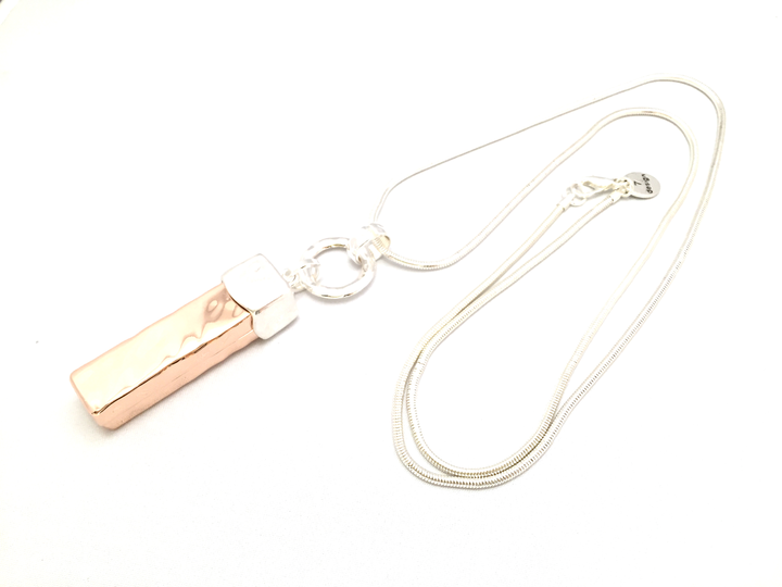Ester Halsband Silver & Rose - 2