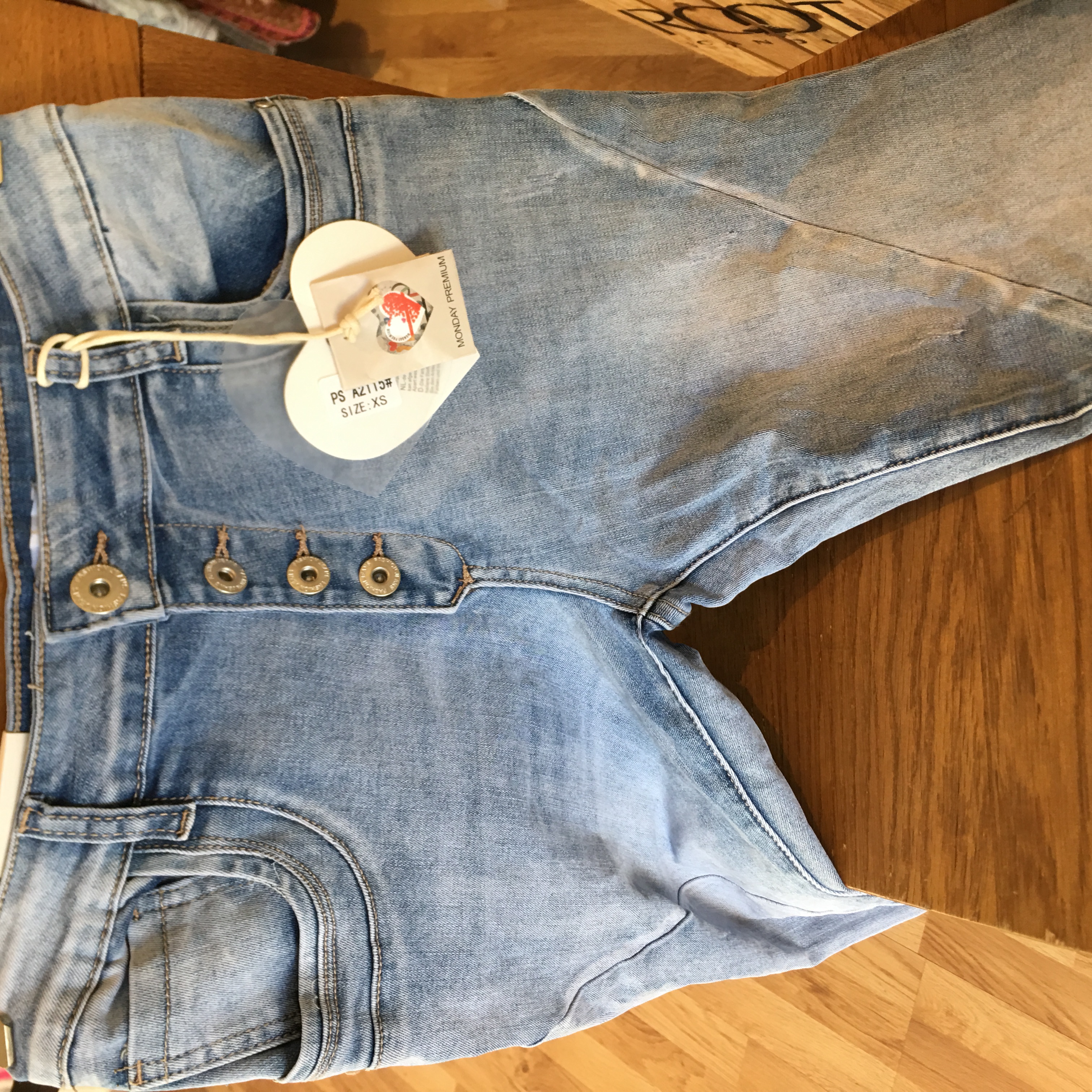 Jeans Monday    "Premium" Ljust slitna - 4