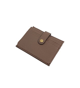 STILE CARD HOLDER BROWN