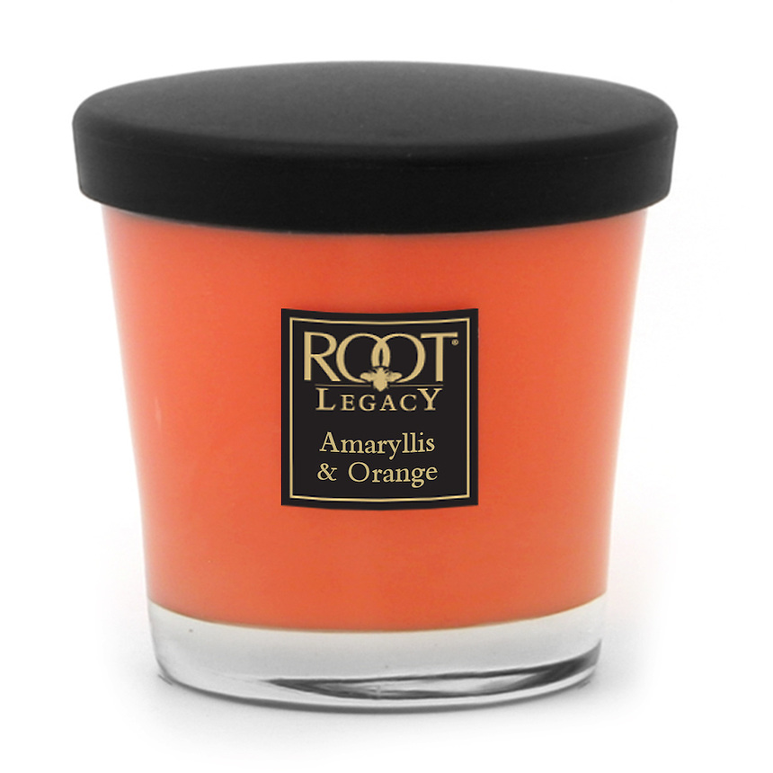 Veriglass Small Amayllis & Orange